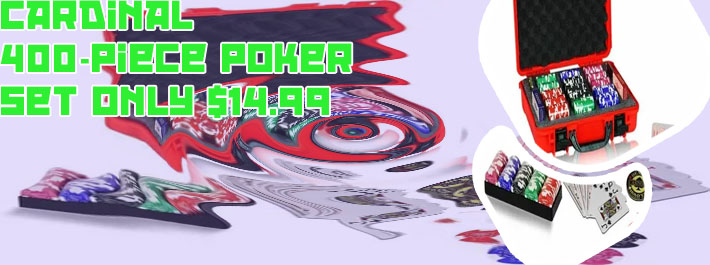 400 piece poker chip set