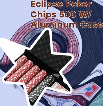 500 chips poker set aluminium case