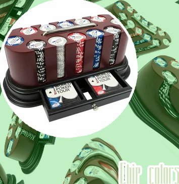 Bellagio poker chip set
