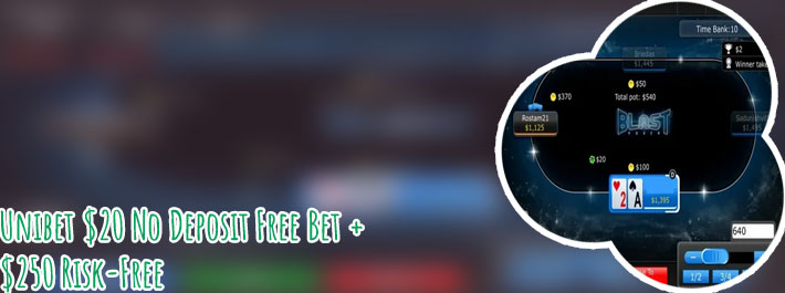 Free bet no deposit poker