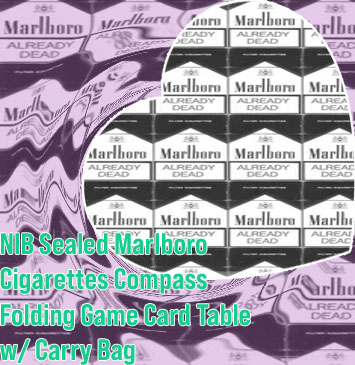 Marlboro poker table
