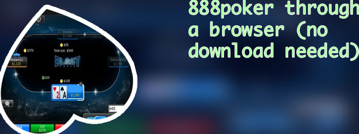 Webapp 888 poker